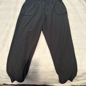 Albion Black and White Joggers